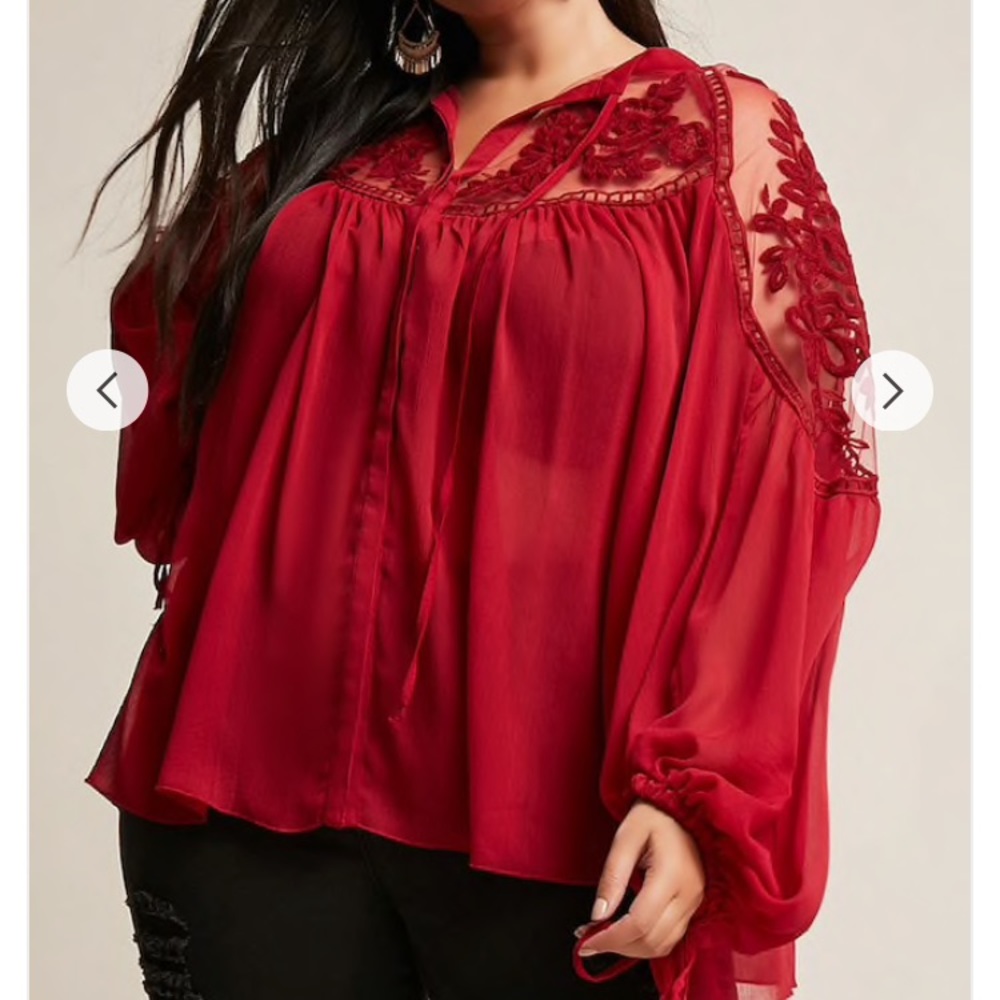 Forever 21 plus size blouse